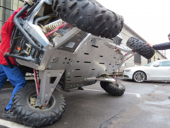 Защита днища Storm для Polaris RZR 1000 2013-15 (арт. 3120)_4