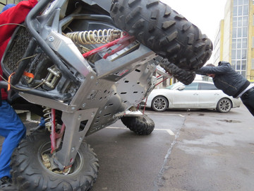 Защита передних рычагов Storm для Polaris RZR 1000 2013-15 RZR XP Turbo 2016-18 (арт. 3121)_thumb_2