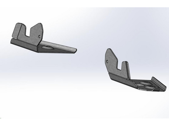 Защита рычагов (без пластиковых лепестков) Storm для Grizzly 550/700 Kodiak Yamaha (арт. 3038)_0