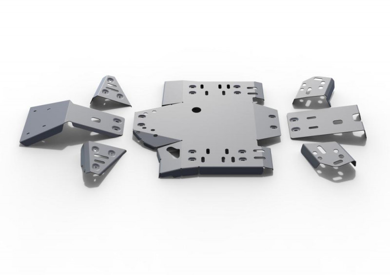 Комплект алюминиевой защиты днища CFMOTO 500 A/2A — RIVAL 444.6806.2_thumb_1